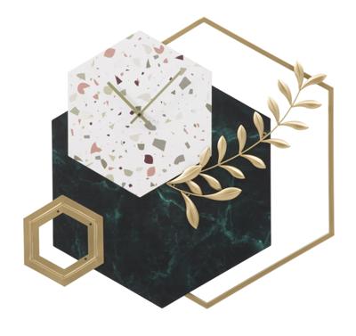 WANDKLOK ZESHOEK CM 
62X4,5X62