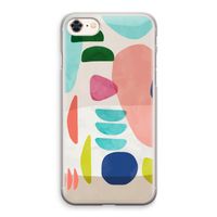 Bold Rounded Shapes: iPhone 8 Transparant Hoesje
