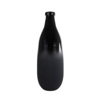 Diversen Vaas montana s mat/glanzend zwart glas 15x15x40cm