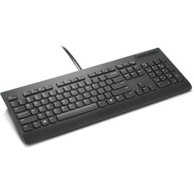 Lenovo 4Y41B69357 toetsenbord USB QWERTY Amerikaans Engels Zwart