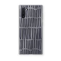 Moroccan stripes: Samsung Galaxy Note 10 Transparant Hoesje