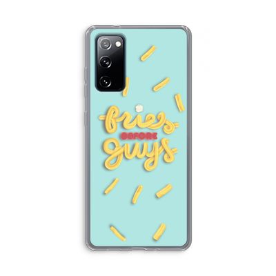 Always fries: Samsung Galaxy S20 FE / S20 FE 5G Transparant Hoesje
