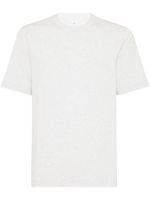 Brunello Cucinelli t-shirt en coton à design chiné - Blanc - thumbnail