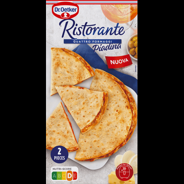 Dr. Oetker Ristorante Piadina Quattro Formaggi Flatbread 2 stuks bij Jumbo