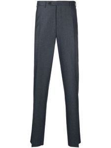 Canali pantalon en laine à coupe droite - Bleu