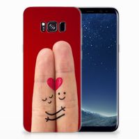 Samsung Galaxy S8 Plus Silicone Back Cover Liefde - Origineel Romantisch Cadeau