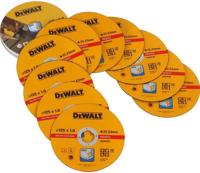 DeWALT DT3507 Doorslijpschijven 125x22.2x1mm. RVS / INOX VE=10