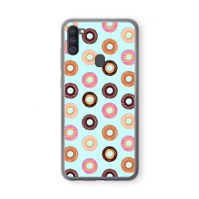 Donuts: Samsung Galaxy A11 Transparant Hoesje
