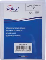 Bronyl U-mapje uit transparante PVC van 180 micron, ft A5 - thumbnail