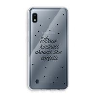 Confetti: Samsung Galaxy A10 Transparant Hoesje