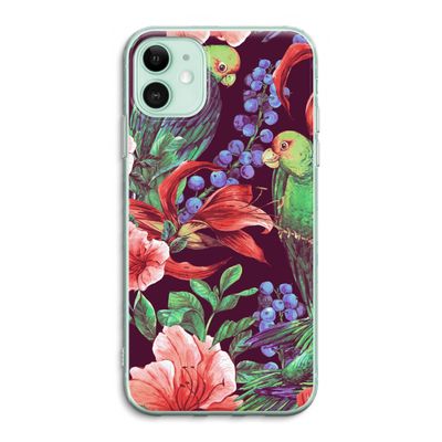 Papegaaien: iPhone 11 Transparant Hoesje