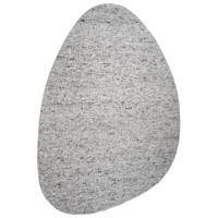 Vloerkleed Stone Licht Grijs - Kiezelvormig 160 x 230 cm