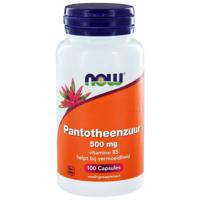 NOW Pantotheenzuur 500 mg (B5) (100 caps)