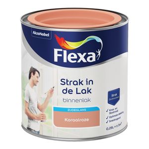 Flexa Strak in de Lak Binnenlak Zijdeglans - Koraalroze