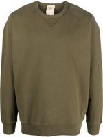 Ten C sweat en coton à épaules tombantes - Vert