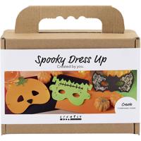Creativ Company Mini hobbyset griezelkostuums, maskers, halloween kleuren, 1 doos