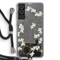 Blossoming spring: Samsung Galaxy S21 FE Transparant Hoesje met koord