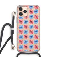Klaproosjes: iPhone 11 Pro Transparant Hoesje met koord