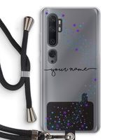 Sterren: Xiaomi Mi Note 10 Pro Transparant Hoesje met koord Sterren: Xiaomi Mi Note 10 Pro Transparant Hoesje met koord