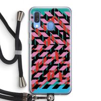Skew Blush 2: Samsung Galaxy A40 Transparant Hoesje met koord