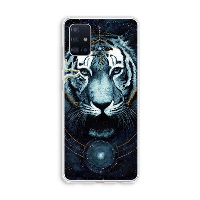 Darkness Tiger: Galaxy A51 4G Transparant Hoesje