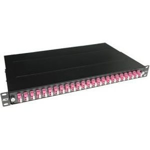 ACT Fiber panel 24 x duplex LC multimode OM4