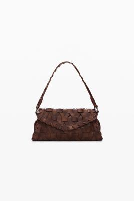 Kleine gevlochten tas - BROWN - U Kleine gevlochten tas - BROWN - U