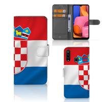 Samsung Galaxy A20s Bookstyle Case Kroatië - thumbnail