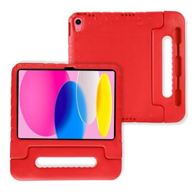 Lunso iPad 11 inch (2025) A16 - EVA Schokbestendige Kinderhoes met handvat - Rood Lunso iPad 11 inch (2025) A16 - EVA Schokbestendige Kinderhoes met handvat - Rood