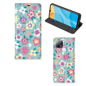 OPPO A15 Smart Cover Flower Power