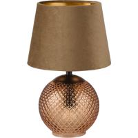 LED Tafellamp Amber Glas - E14 Fitting - Sfeervolle Tafelverlichting