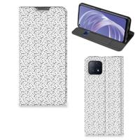 OPPO A73 5G | Hoesje met Magneet | Stripes Dots