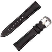 JT Berlin Watchband Charlie Horlogeband 44 mm, 40 mm, 47 mm, 43 mm, 45 mm, 46 mm, 42 mm, 41 mm M Zwart, RVS