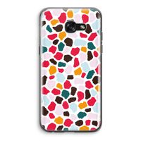 Colored Giraffe: Samsung Galaxy A5 (2017) Transparant Hoesje