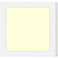 LED Downlight Pro Vierkant 12W Opbouw | Warm Wit 3000K | Mat Wit Kunststof