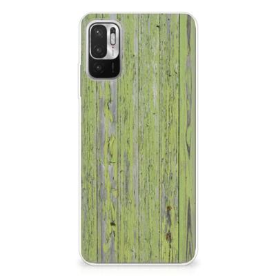 Xiaomi Redmi Note 10/10T 5G | Poco M3 Pro | Bumper Hoesje | Green Wood