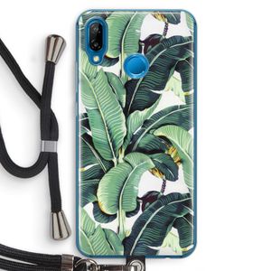 Bananenbladeren: Huawei P20 Lite Transparant Hoesje met koord