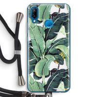 Bananenbladeren: Huawei P20 Lite Transparant Hoesje met koord