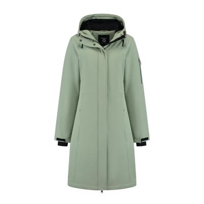 Travelin&apos; Women - softshell jacket - Groen - Maat XXL
