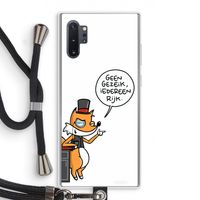 Geen Gezeik: Samsung Galaxy Note 10 Plus Transparant Hoesje met koord