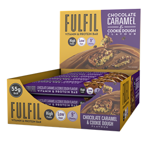 Fulfil Vitamin & Protein Bar Chocolate Caramel & Cookie Dough (15 x 55 gr)