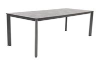 Kettler Edge tuintafel 220 x 95 cm. - HPL antraciet - thumbnail