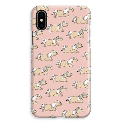 Ponys: iPhone XS Max Volledig Geprint Hoesje