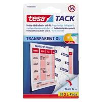 Kleefpads tesa tack transparant xl 36st