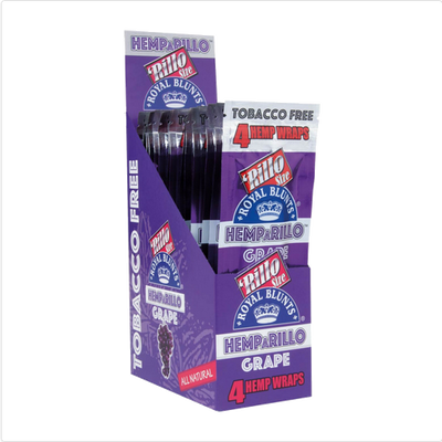 Royal Blunts Royal Blunts Hemparillo - Grape 15 x 4 stuks