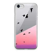 Fly away: iPhone 8 Transparant Hoesje