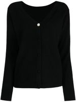 Paule Ka cardigan en cachemire à col v - Noir