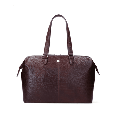FMME Christy Laptoptas 15,6 inch Croco Brown