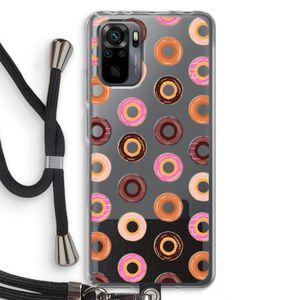 Donuts: Xiaomi Redmi Note 10 Pro Transparant Hoesje met koord