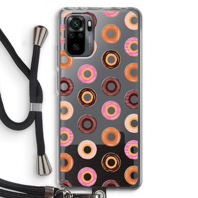 Donuts: Xiaomi Redmi Note 10 Pro Transparant Hoesje met koord